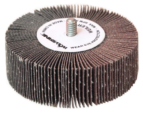 Picture of Weiler Abrasive 3 X 1 60Grit 1/4-20 Flap Wheel Wheel Flap